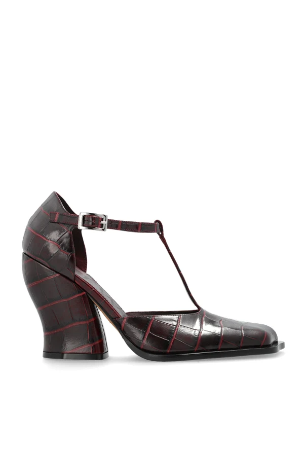 BURGUNDY Heeled shoes "Onda"