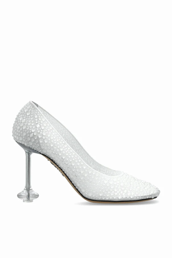 WHITE Heeled shoes "Toy"