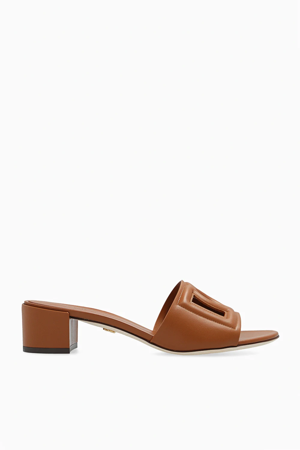 BROWN ‘Bianca’ heeled slides