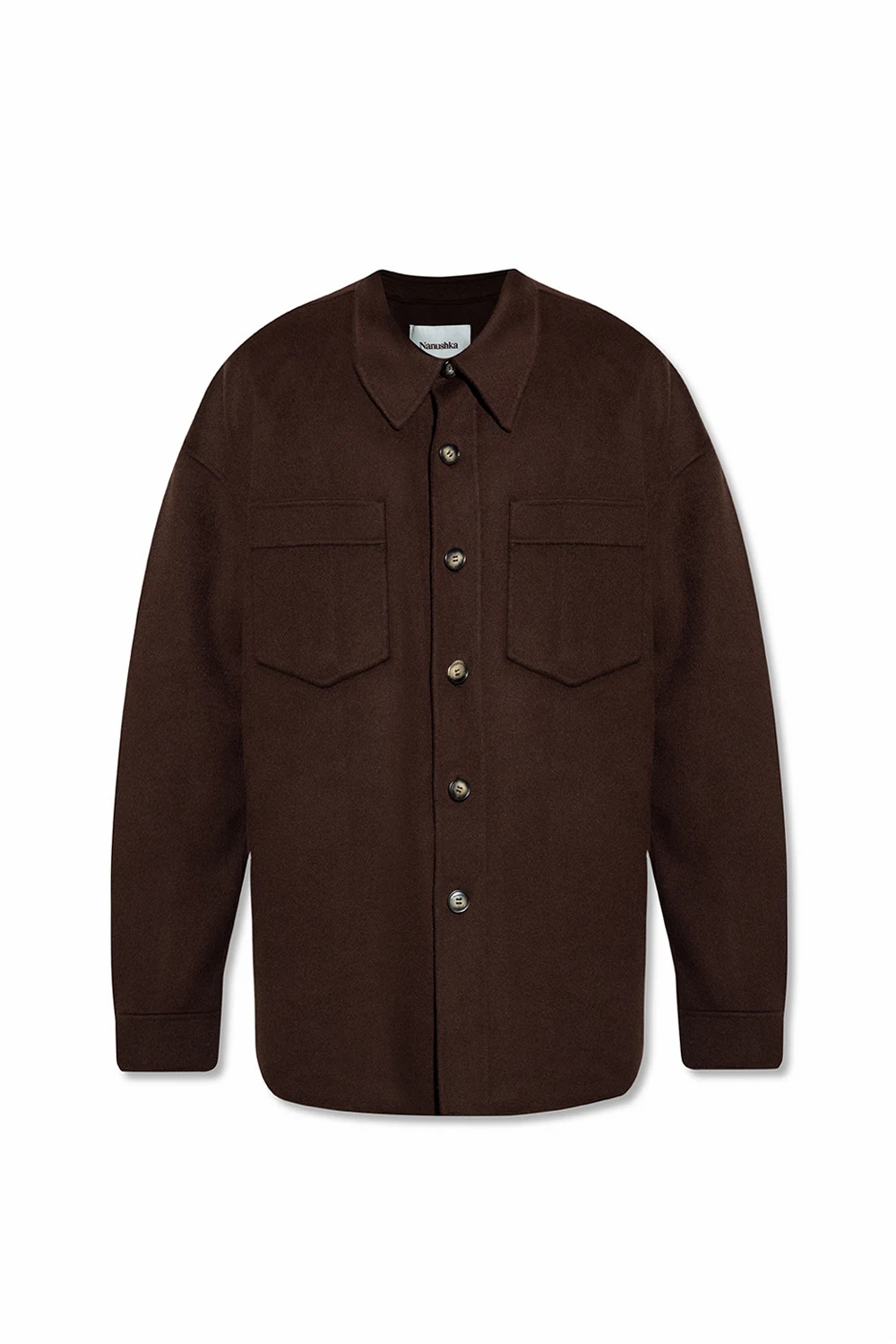 BROWN ‘Martin’ wool shirt