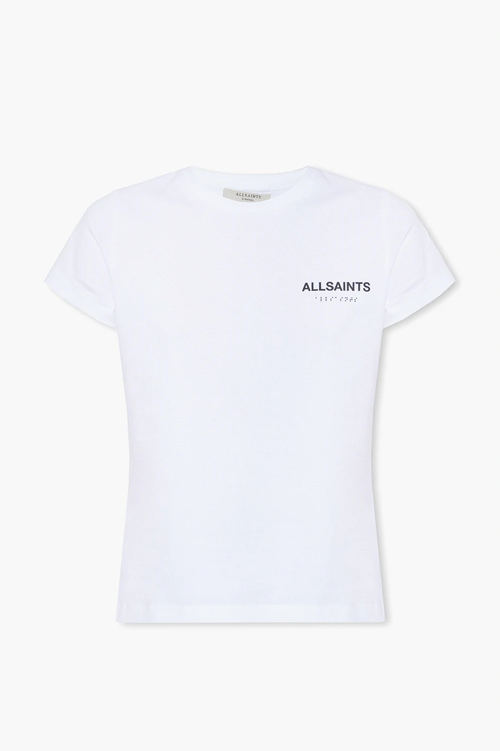 WHITE ‘Bryn’ T-shirt with logo