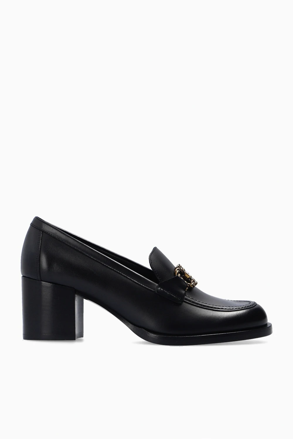 ‘Rolo’ pumps with logo