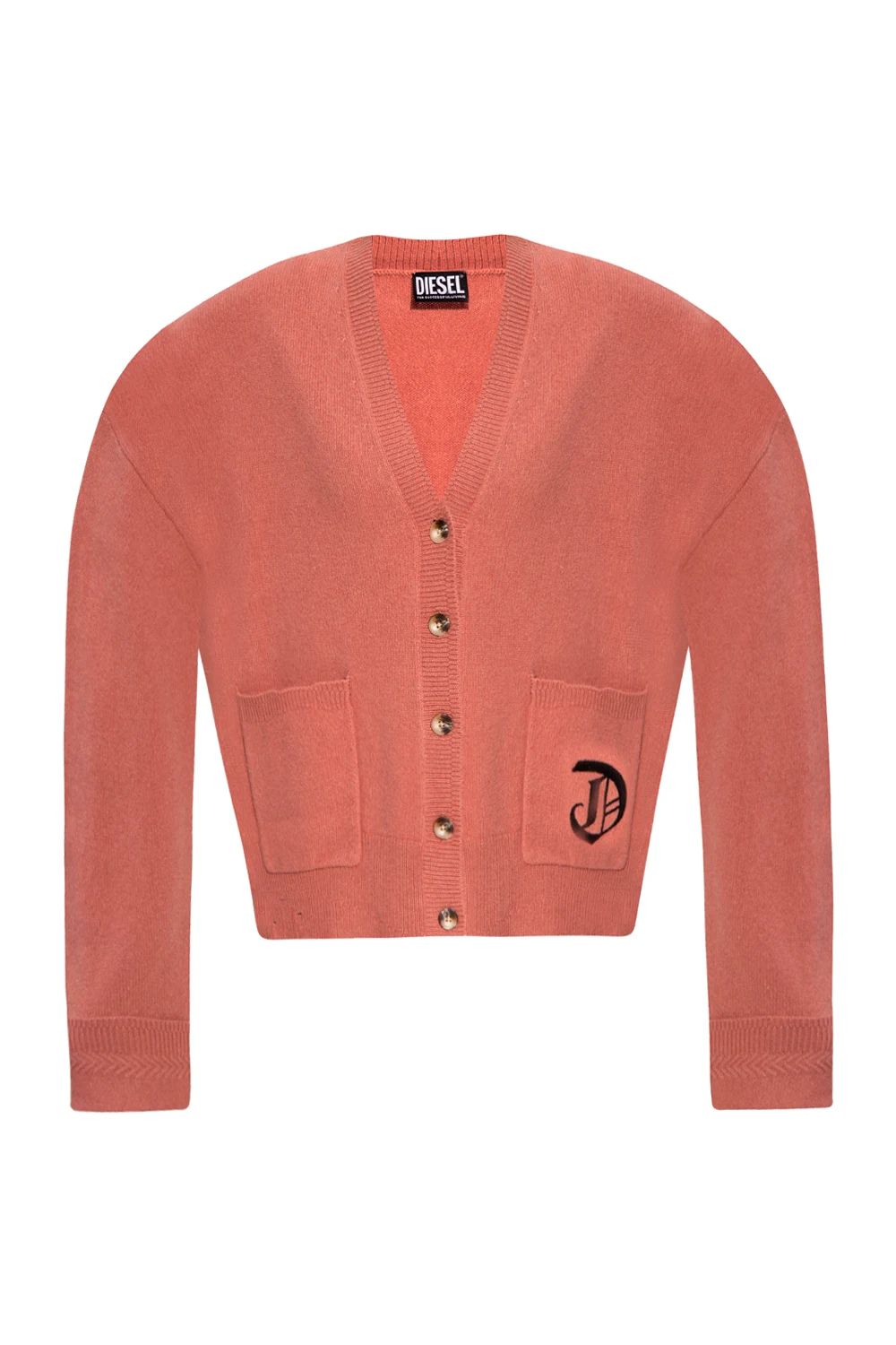 Cardigan with logo