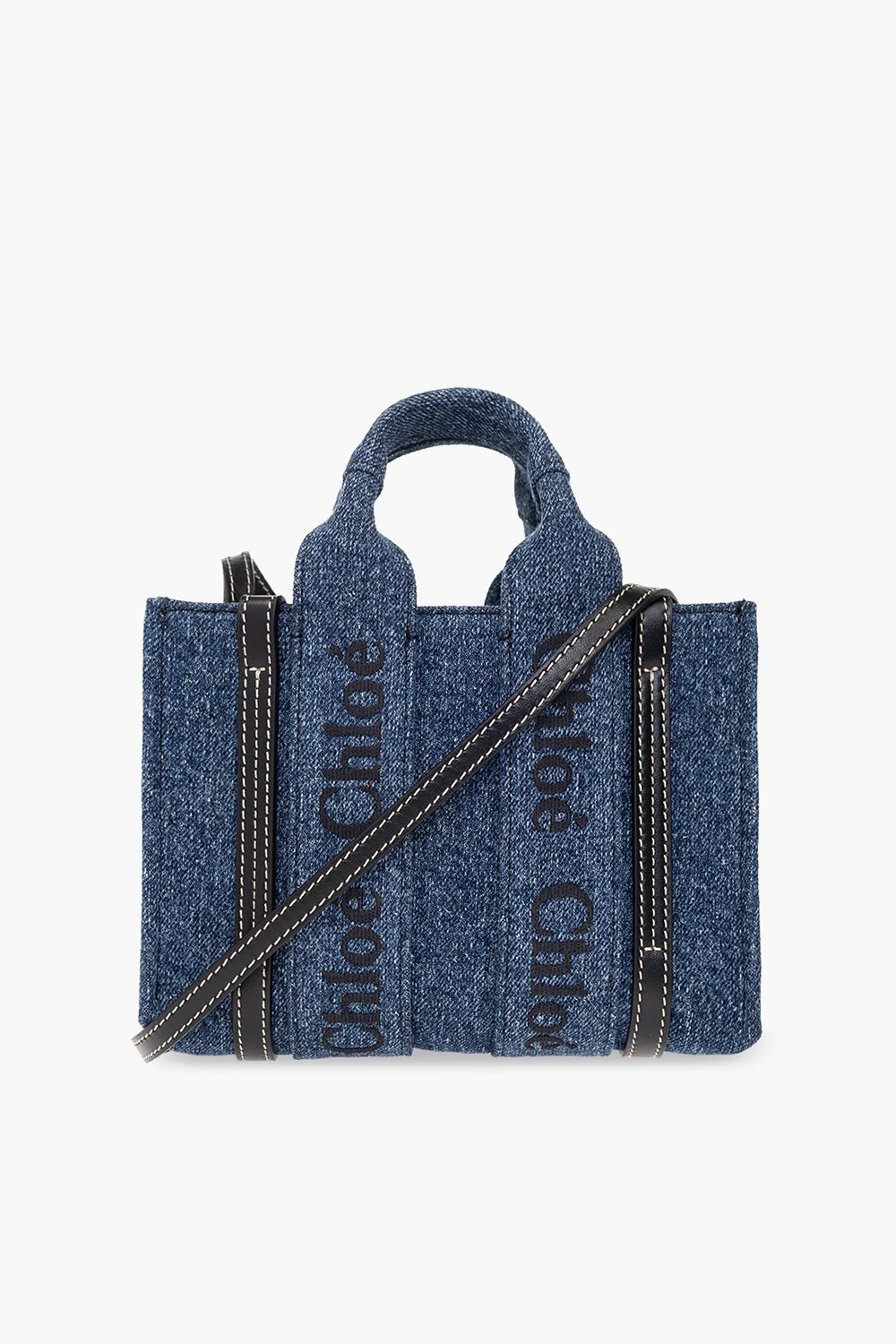 ‘Woody Mini’ shopper bag
