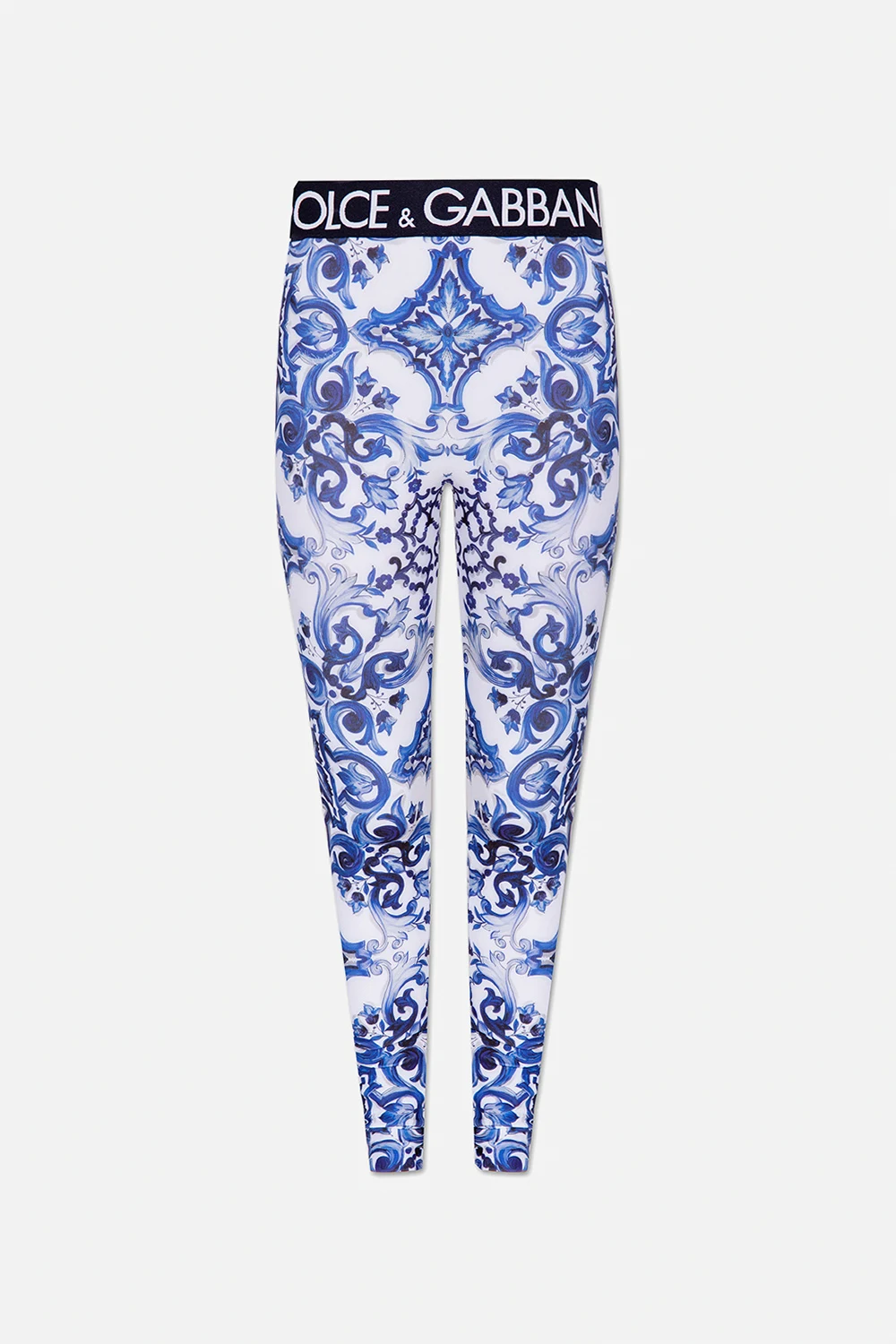 BLUE Patterned leggings