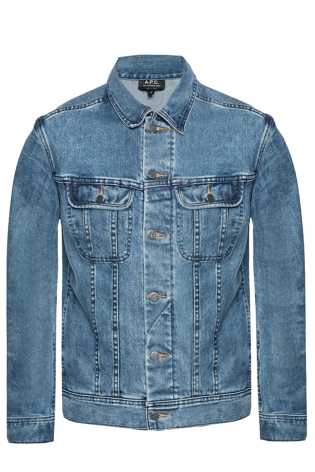 Stonewashed denim jacket