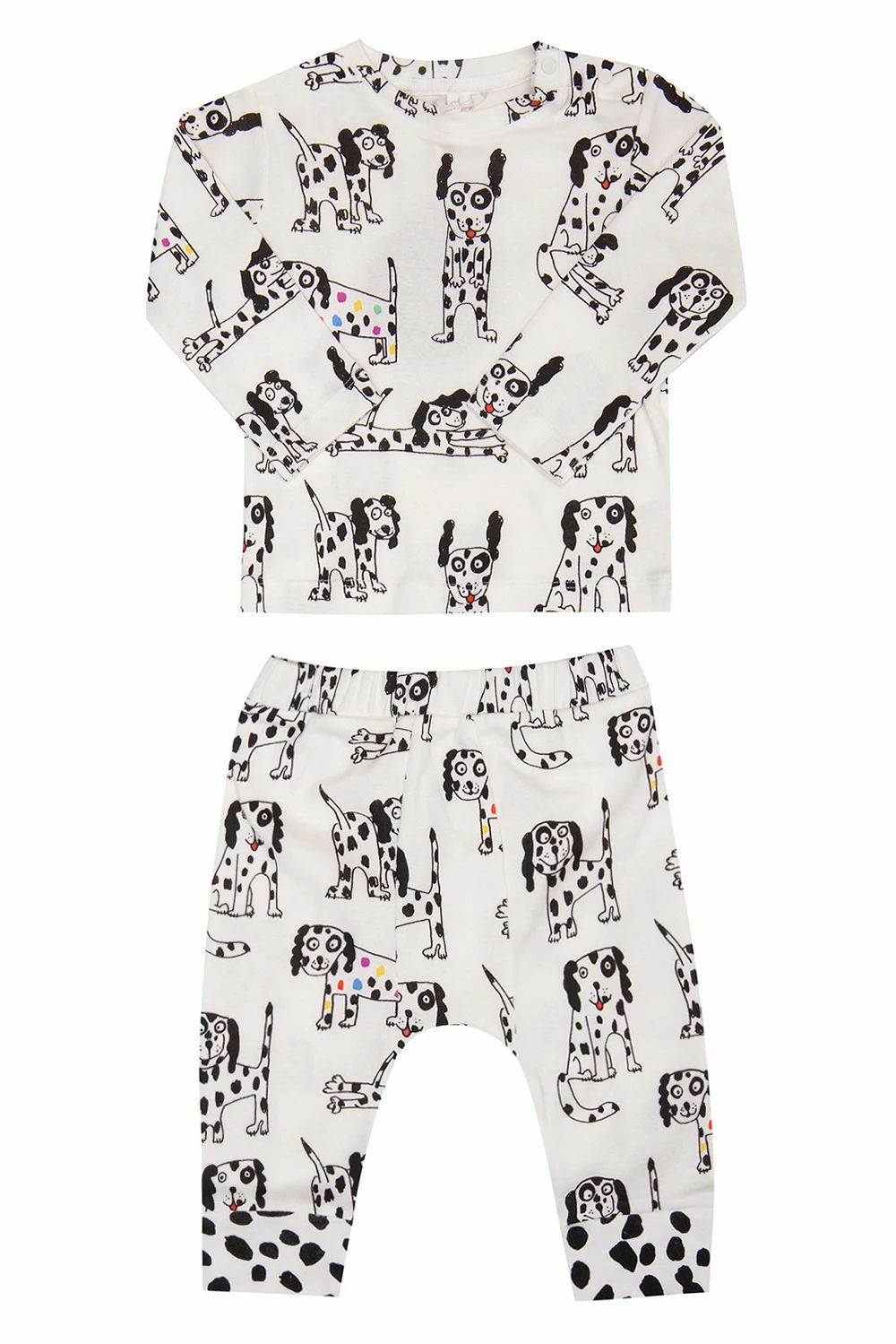WHITE Patterned pyjama