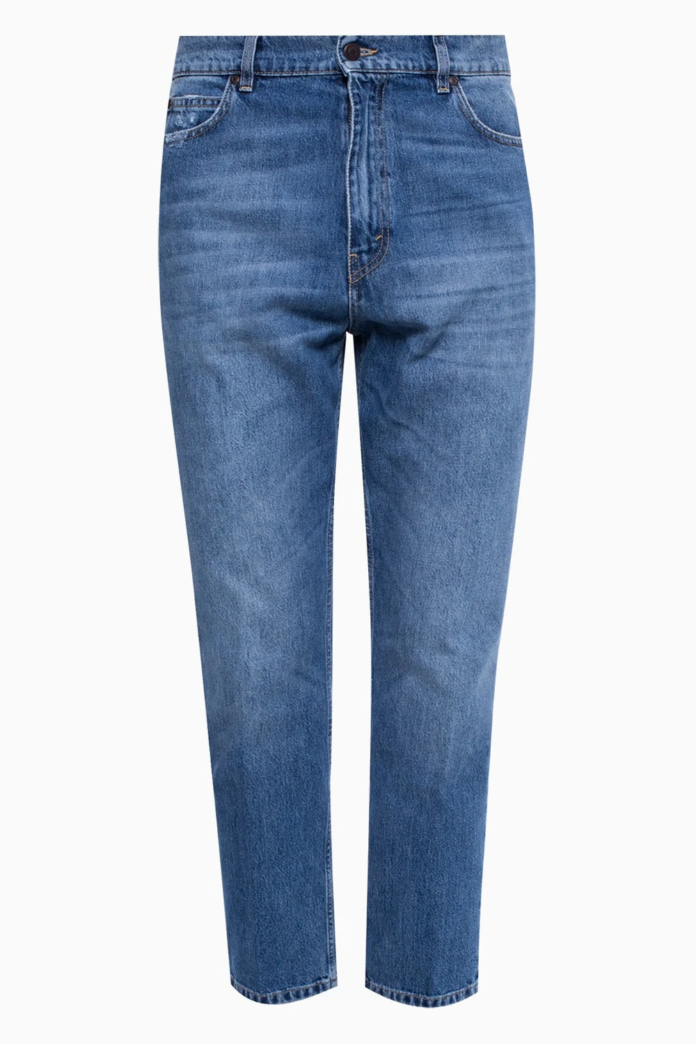 BLUE Raw edge jeans