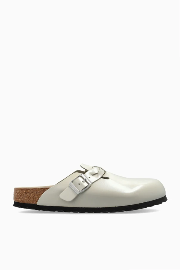 cream Boston Braided clogs