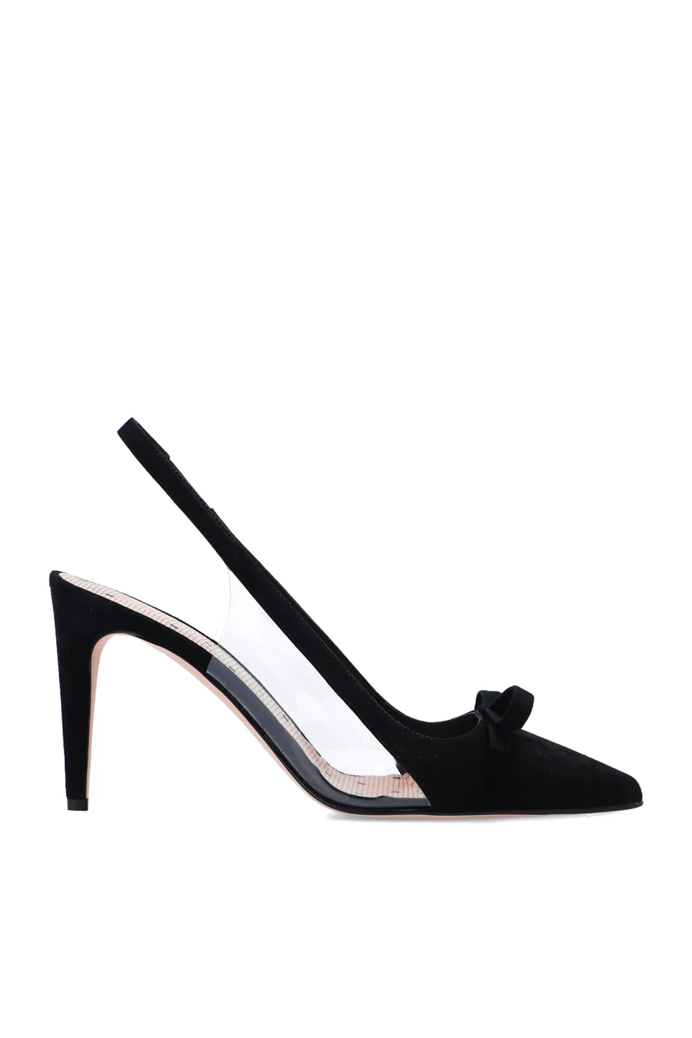 BLACK ‘Sandie’ suede stiletto pumps