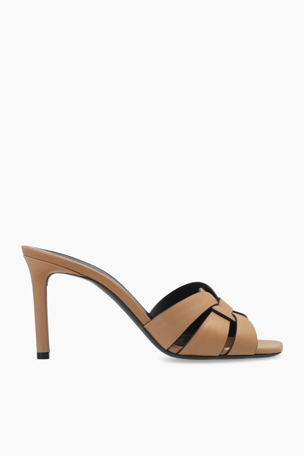 ‘Tribute’ heeled mules