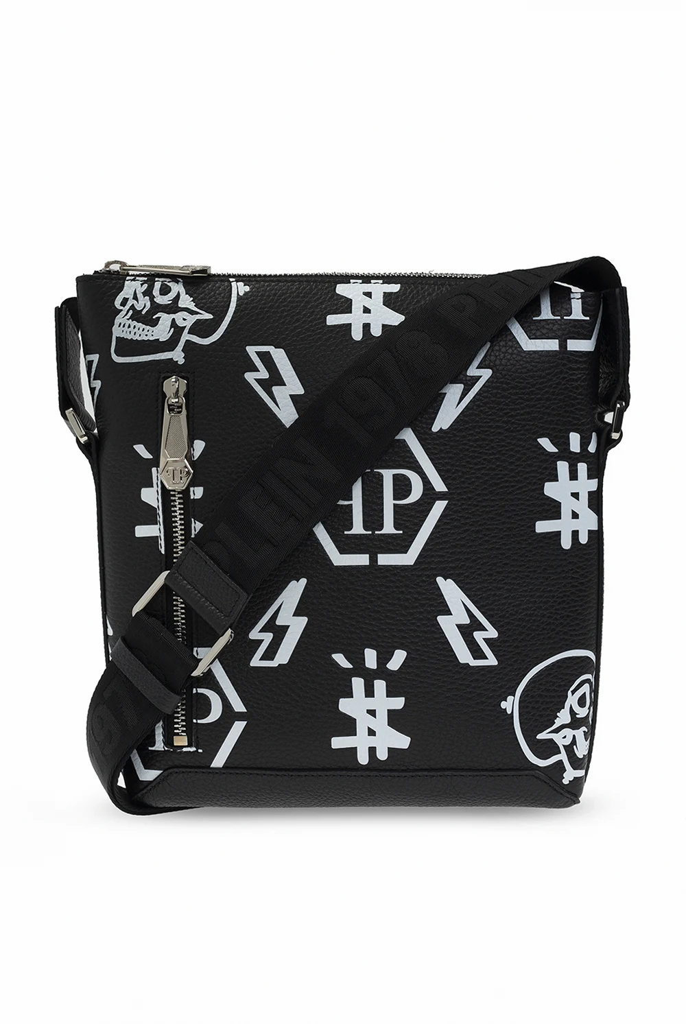 BLACK Shoulder bag with logo