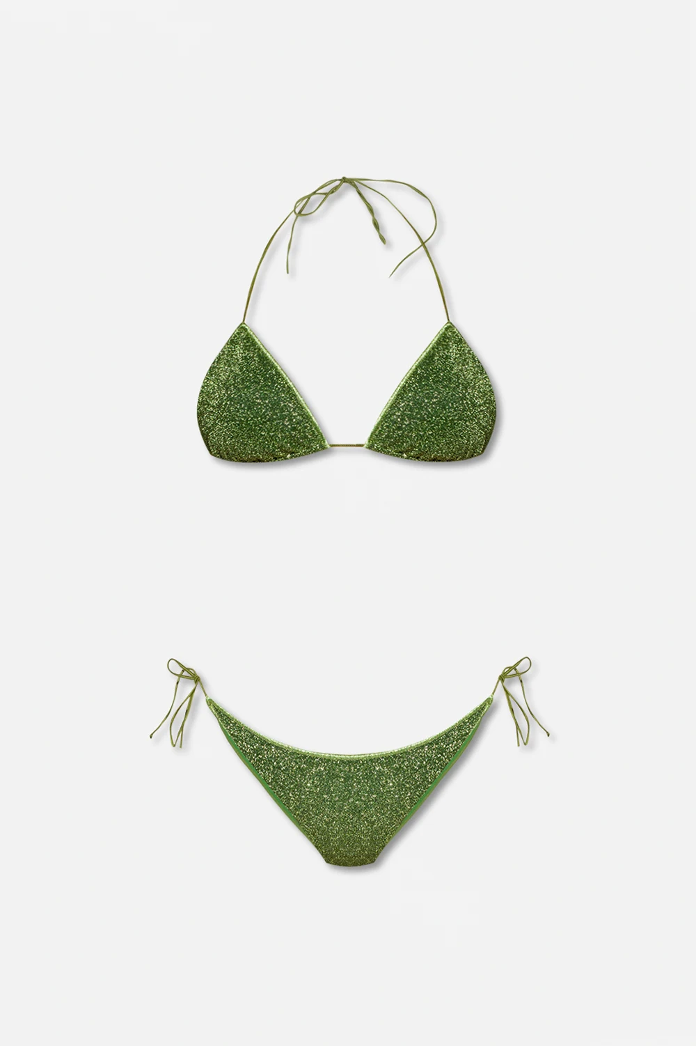 GRÜN Bikini with a lurex finish