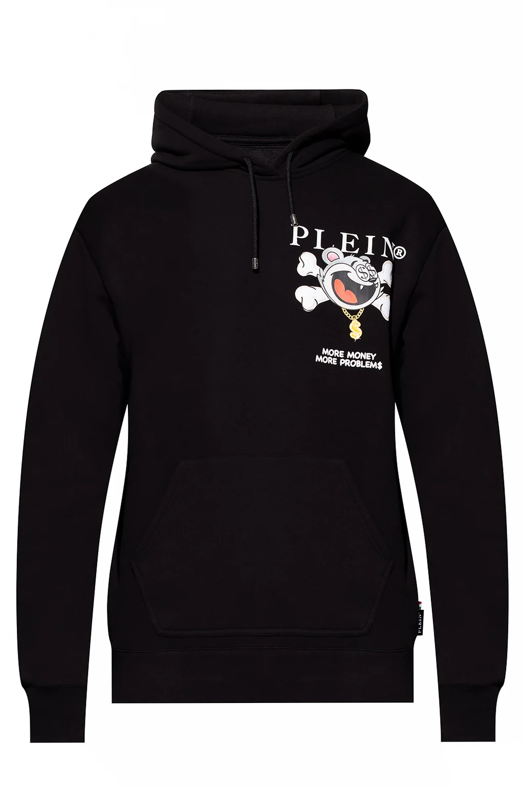 BLACK Hoodie with logo