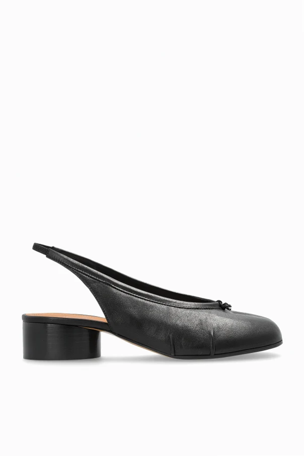 BLACK Heeled shoes with 'tabi' cut-out