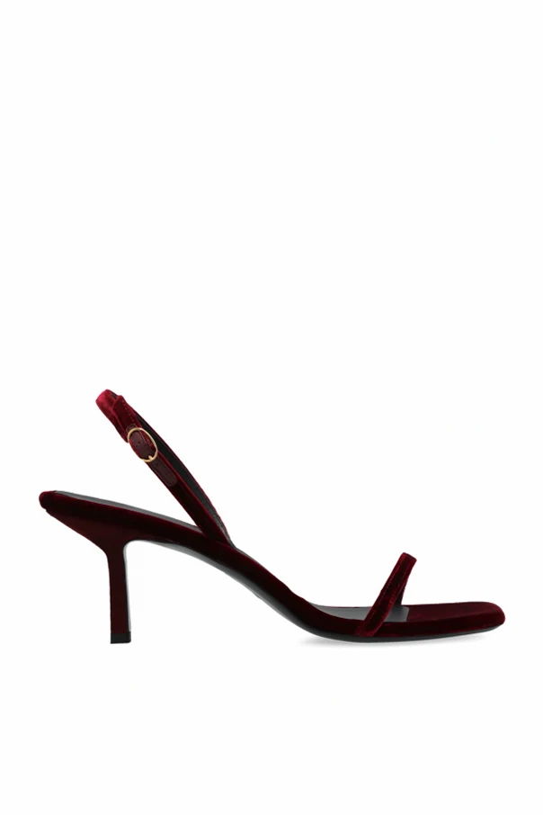 BURGUNDY Heeled sandals "Noqui"