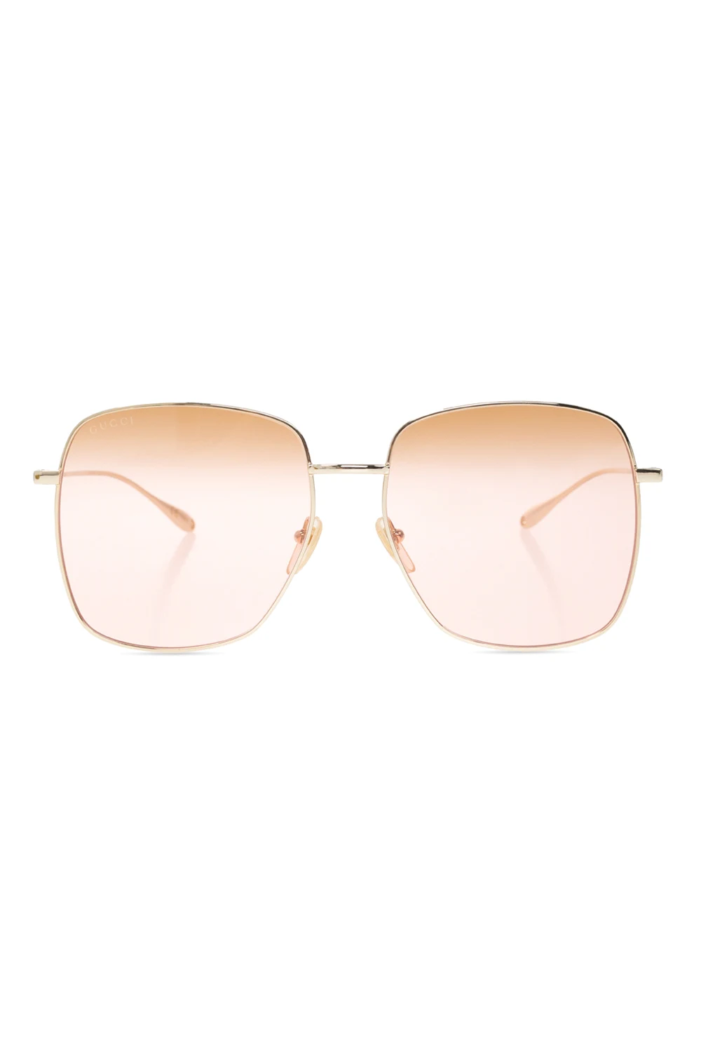 GOLD Logo-engraved sunglasses