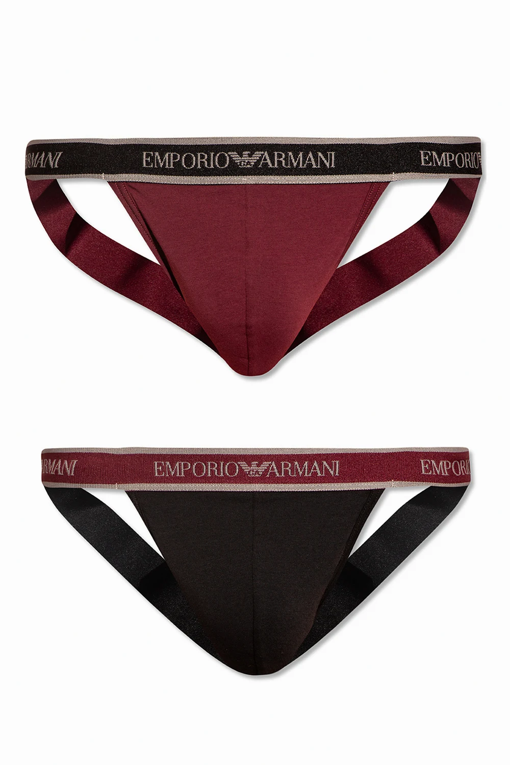 Dwupak jockstrapów z logo