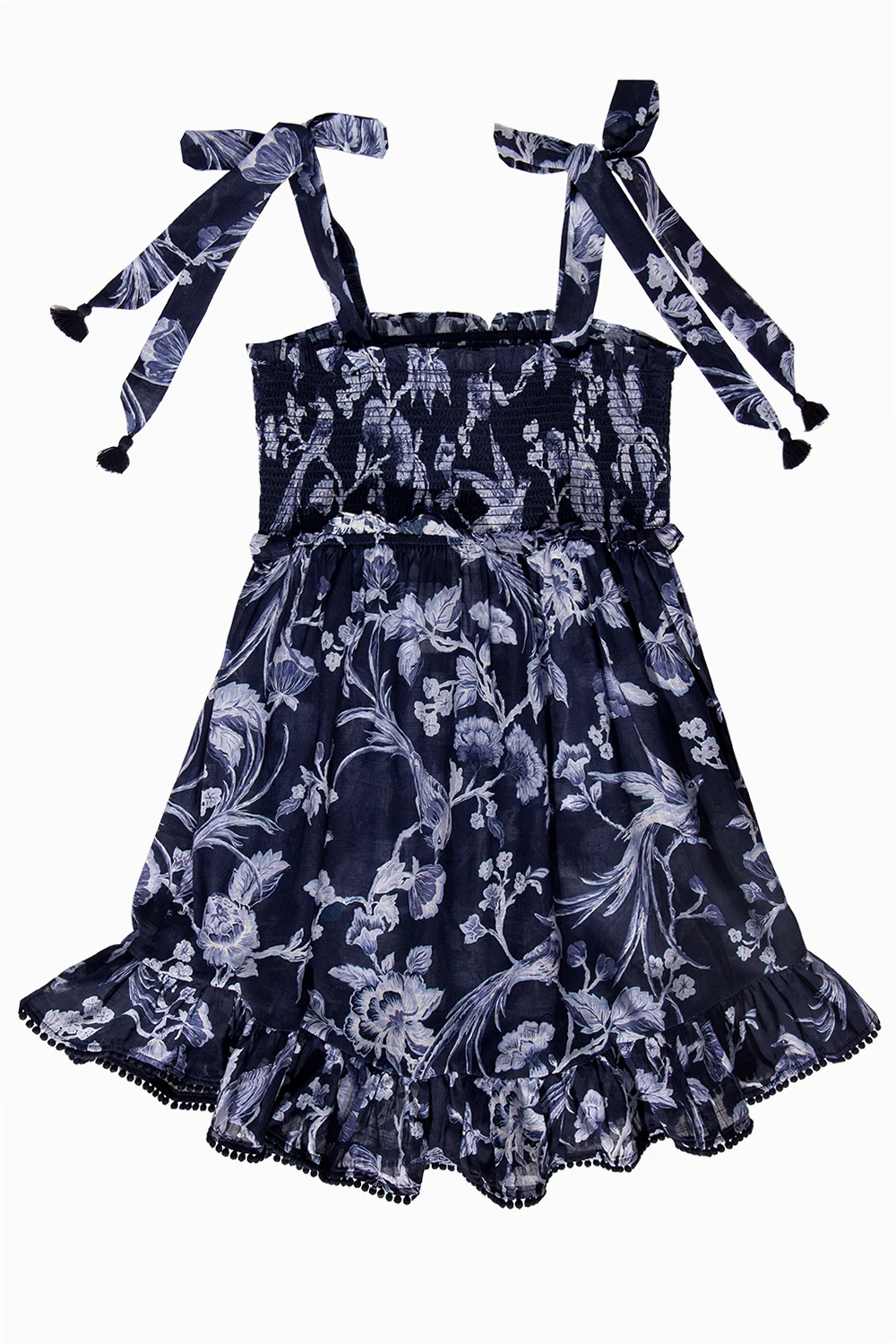 Floral-motif dress