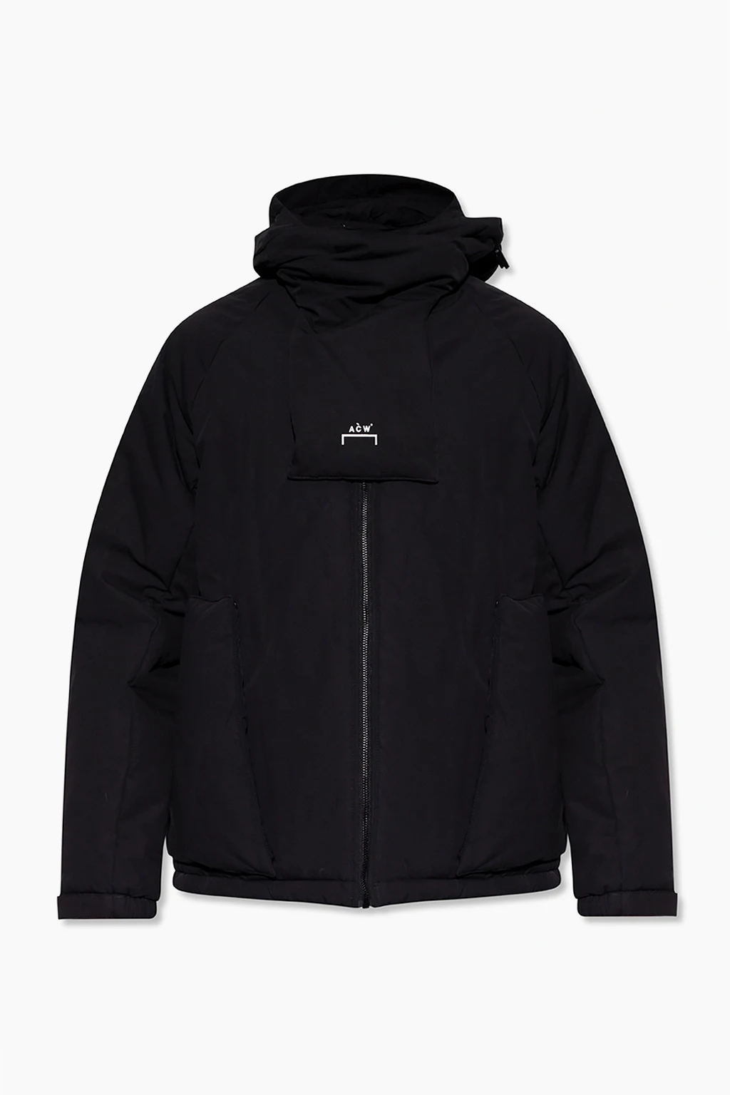 Jacket with protective face panel