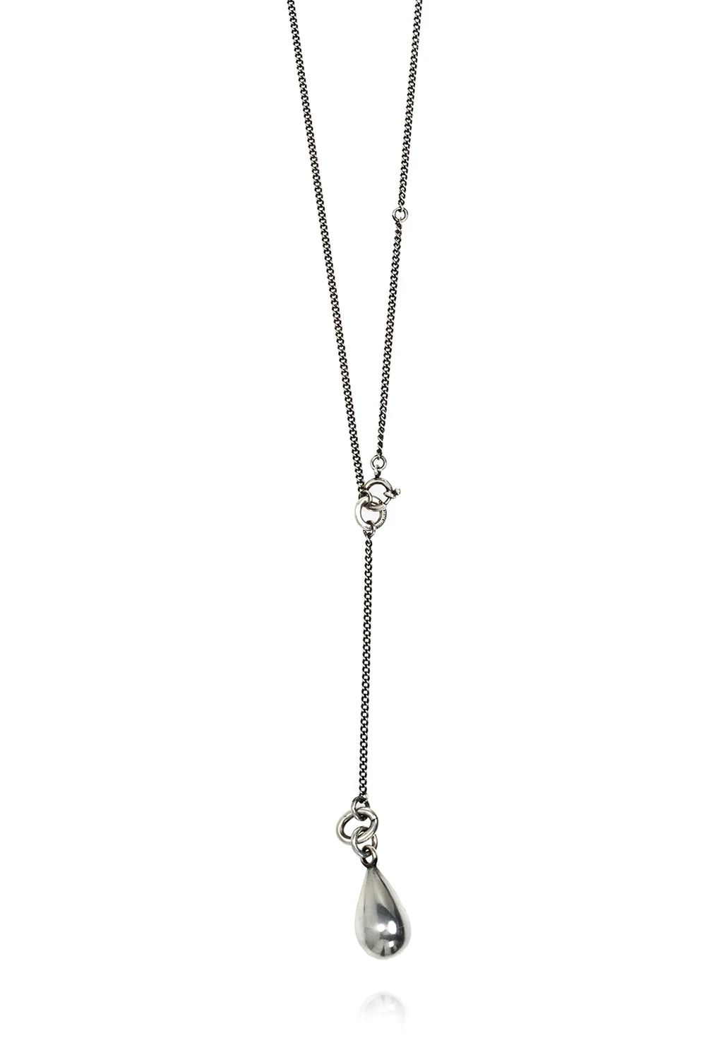 Necklace with detachable charm