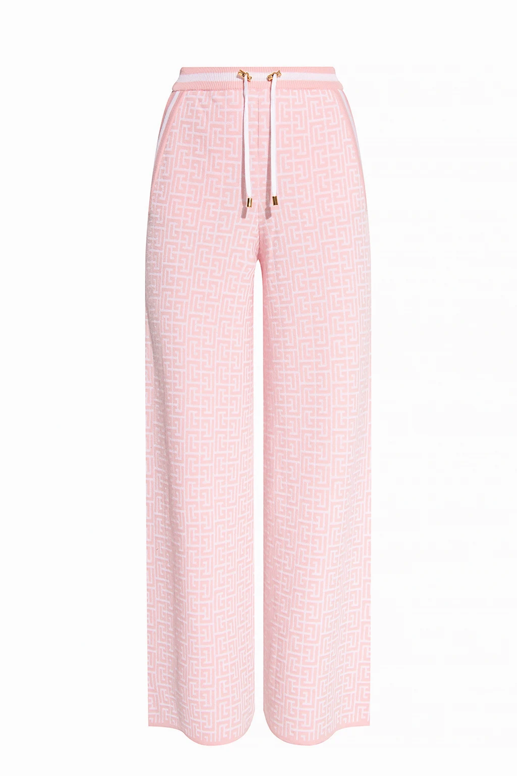 PINK Wool and linen blend trousers
