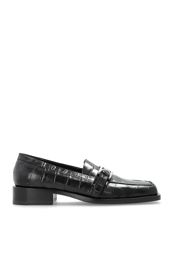 CZARNY Skórzane buty `Bel Air`