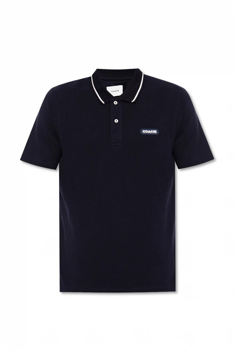 Appliquéd polo shirt