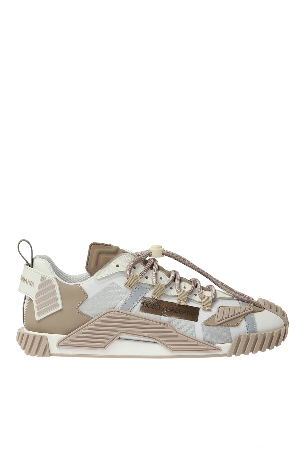 beige ‘NS1’ sneakers with logo