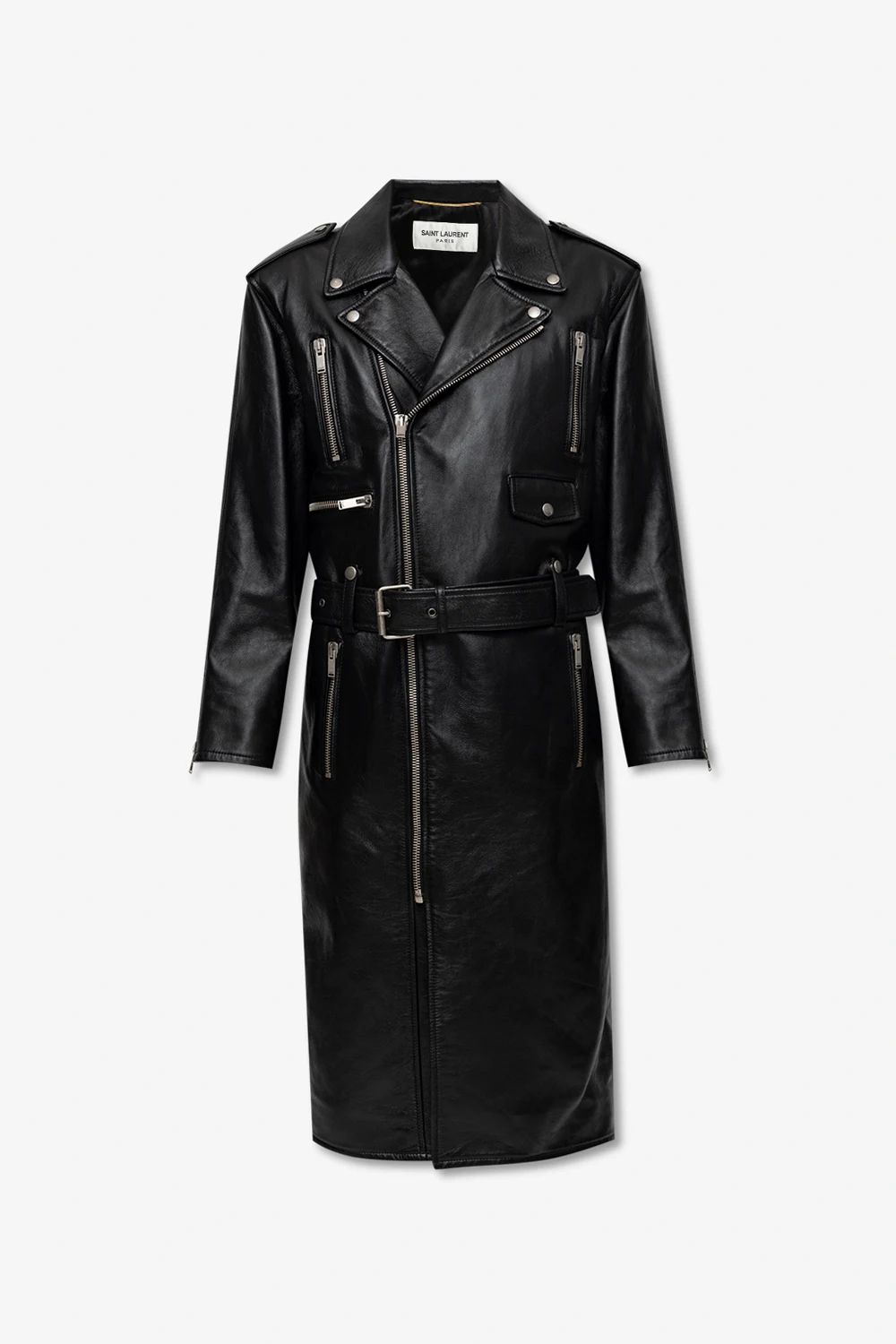 Leather coat