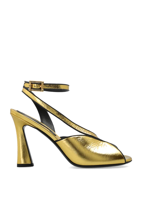 GOLD Sandalen mit Absatz