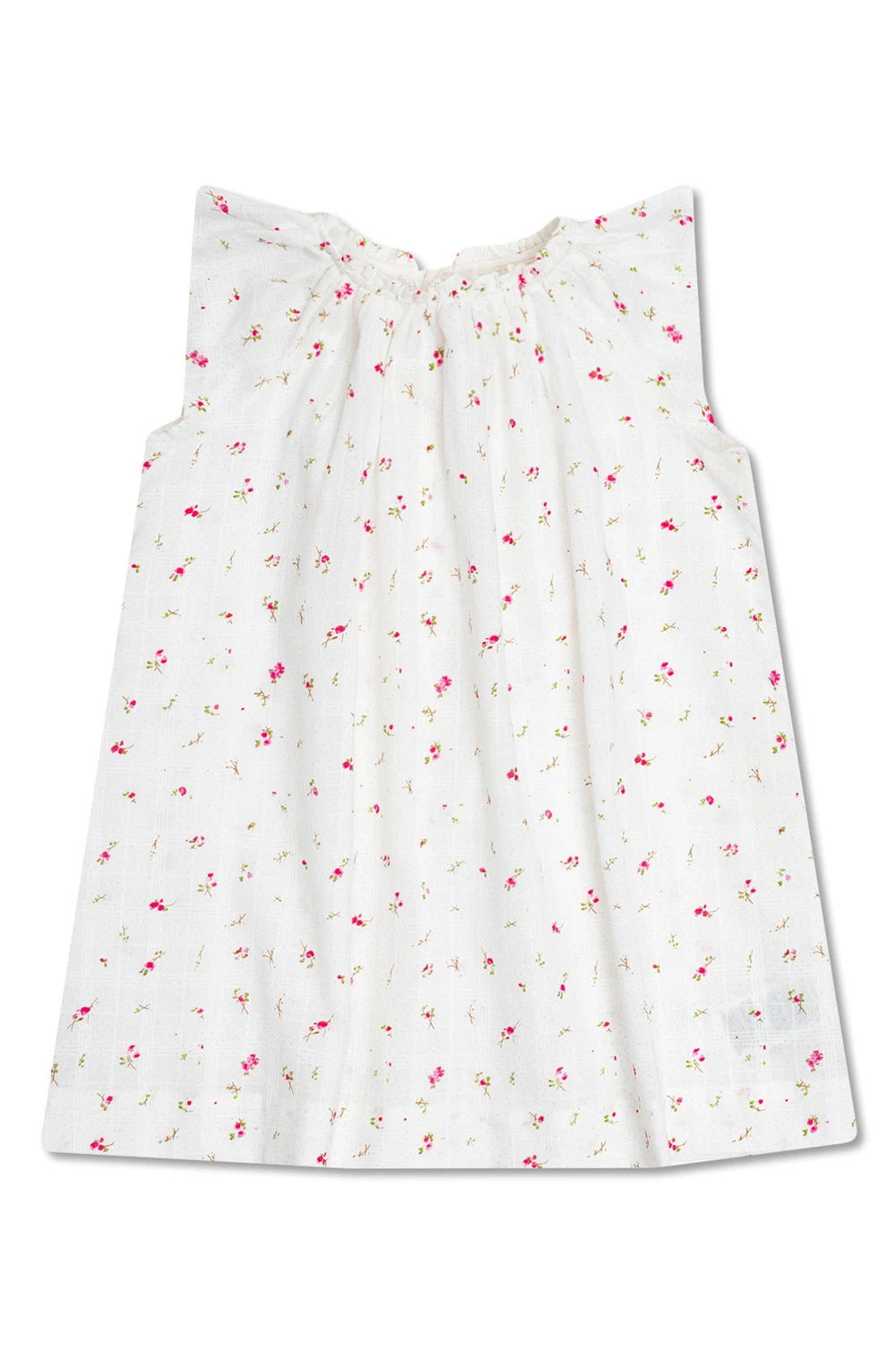 Dress with floral motif
