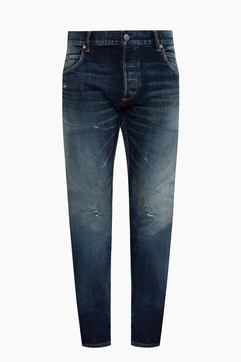 NAVY BLUE Distressed jeans