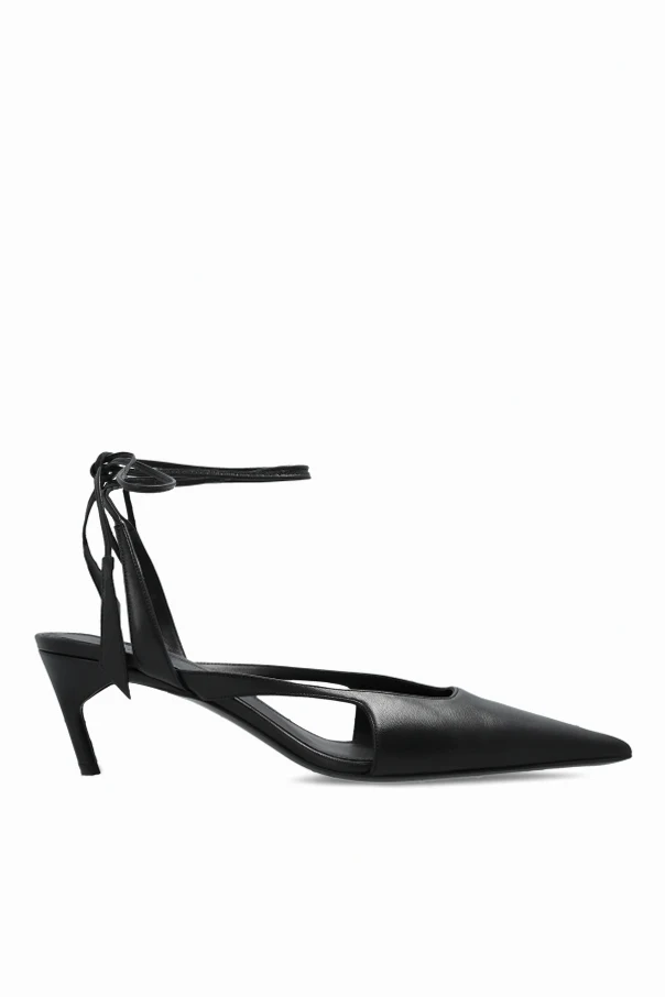 BLACK Leather shoes "Diane"