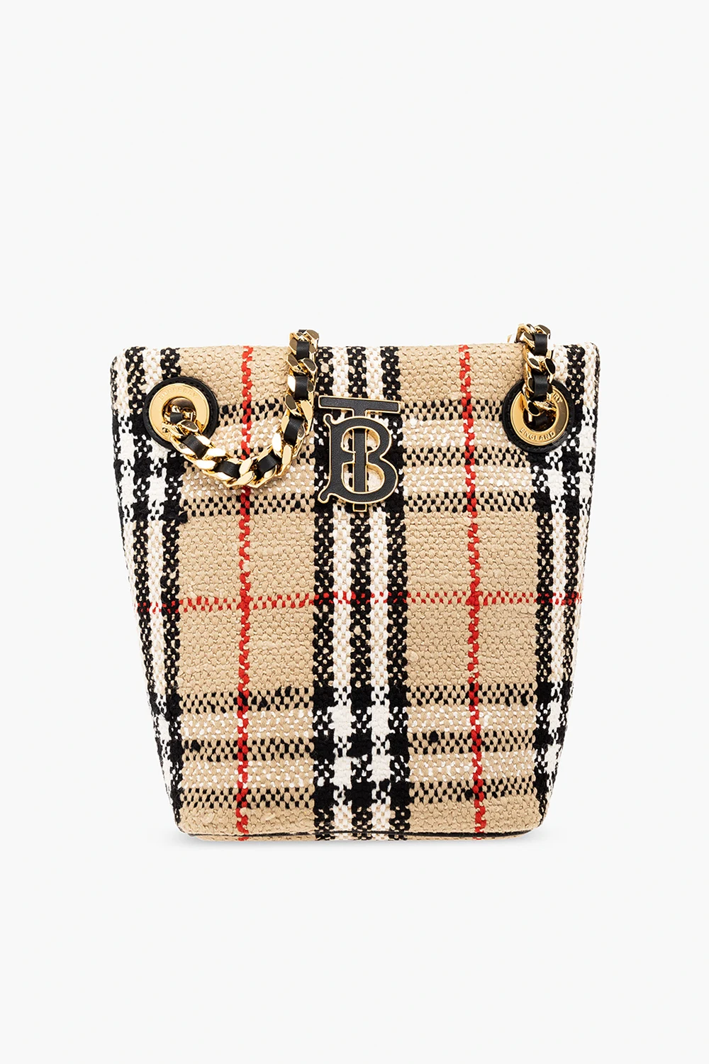 beige ‘Lola Mini’ bucket bag