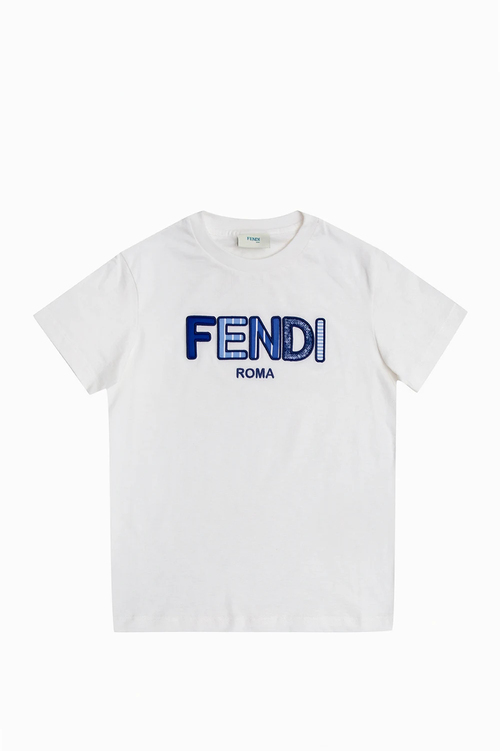 WHITE T-shirt with logo