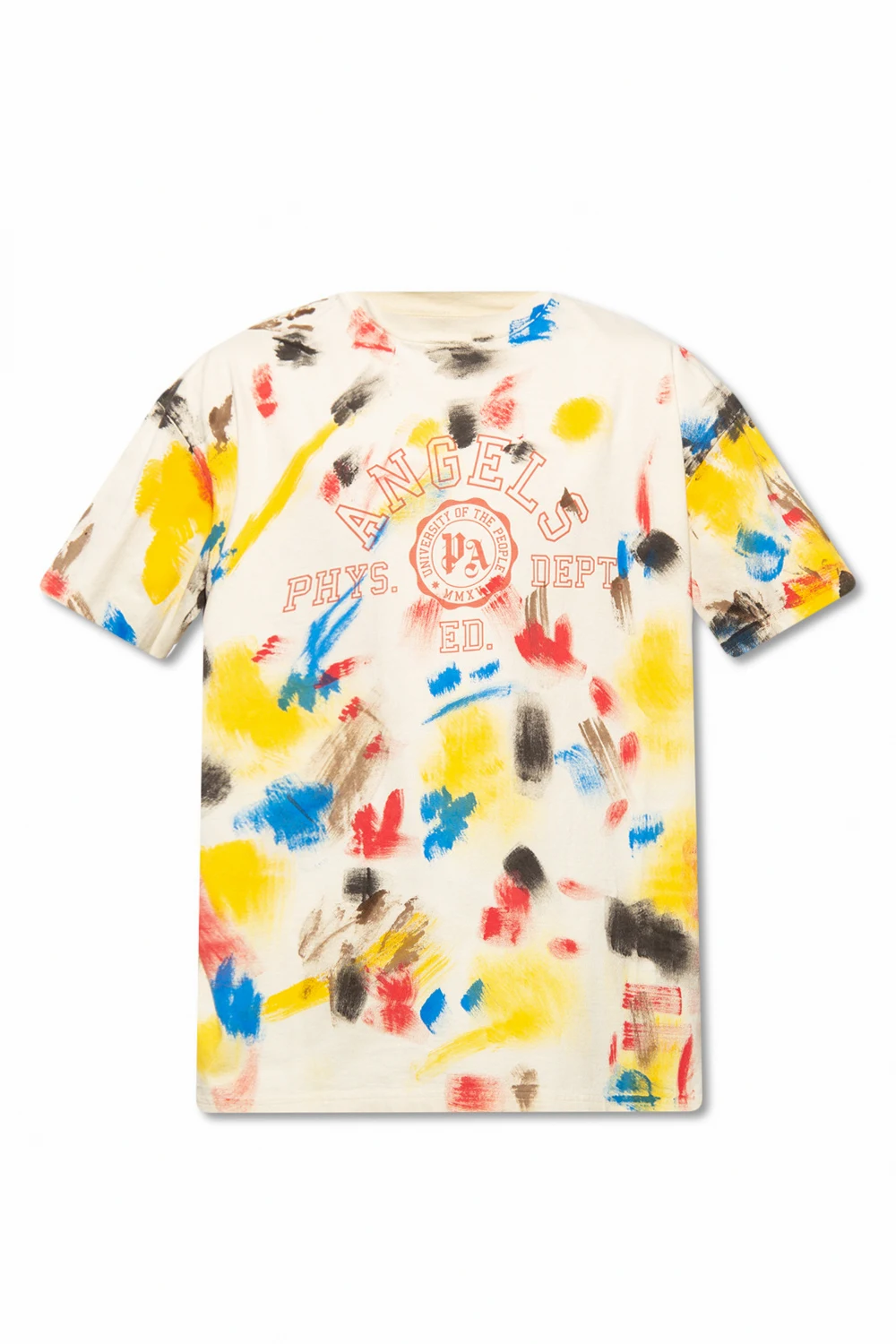 MULTICOLOUR T-shirt with paint-splatter treatment