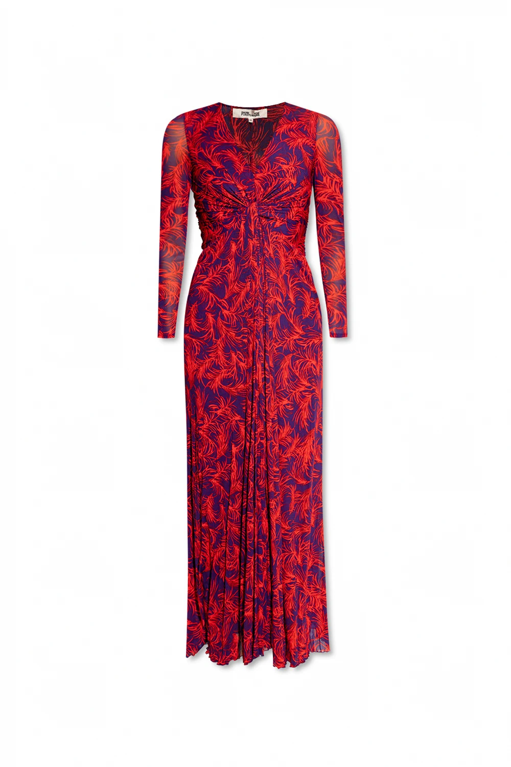 RED ‘Adara’ dress with tie detail