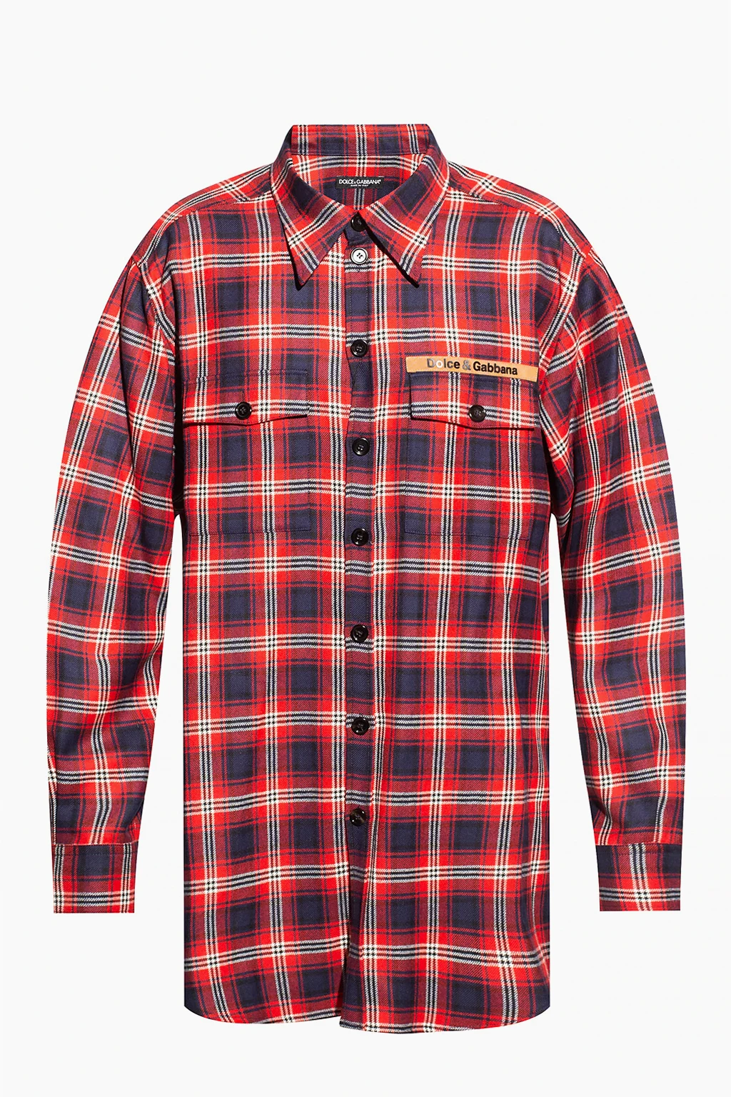 RED Checked shirt