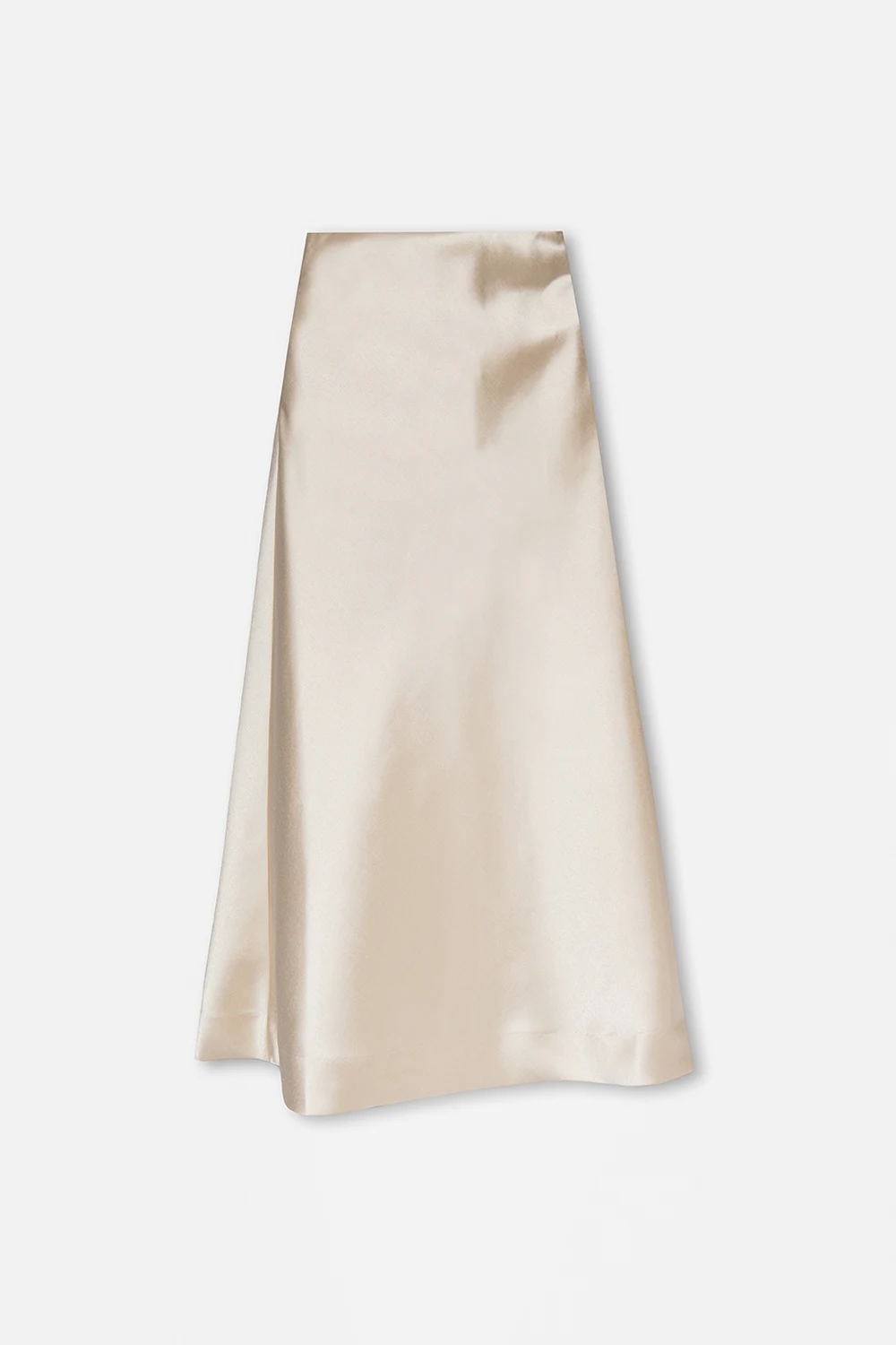 cream ‘Lina’ flared skirt