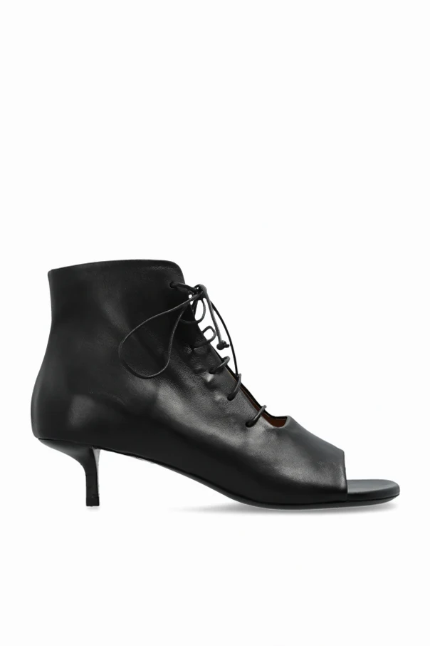 BLACK Heeled shoes `Sottiletta`