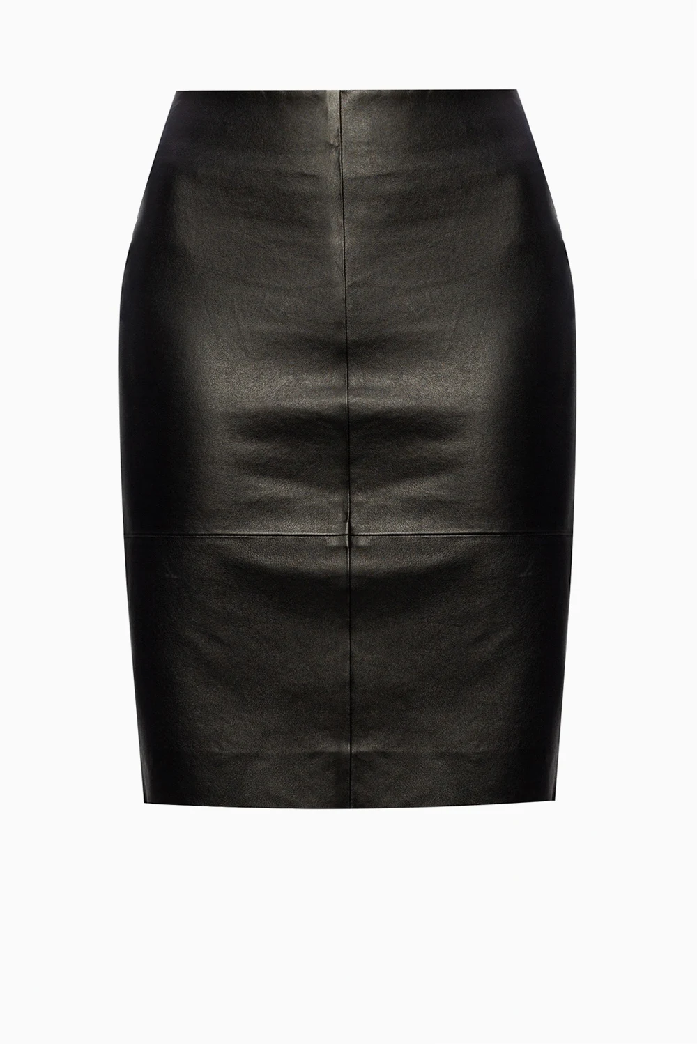 BLACK Leather skirt