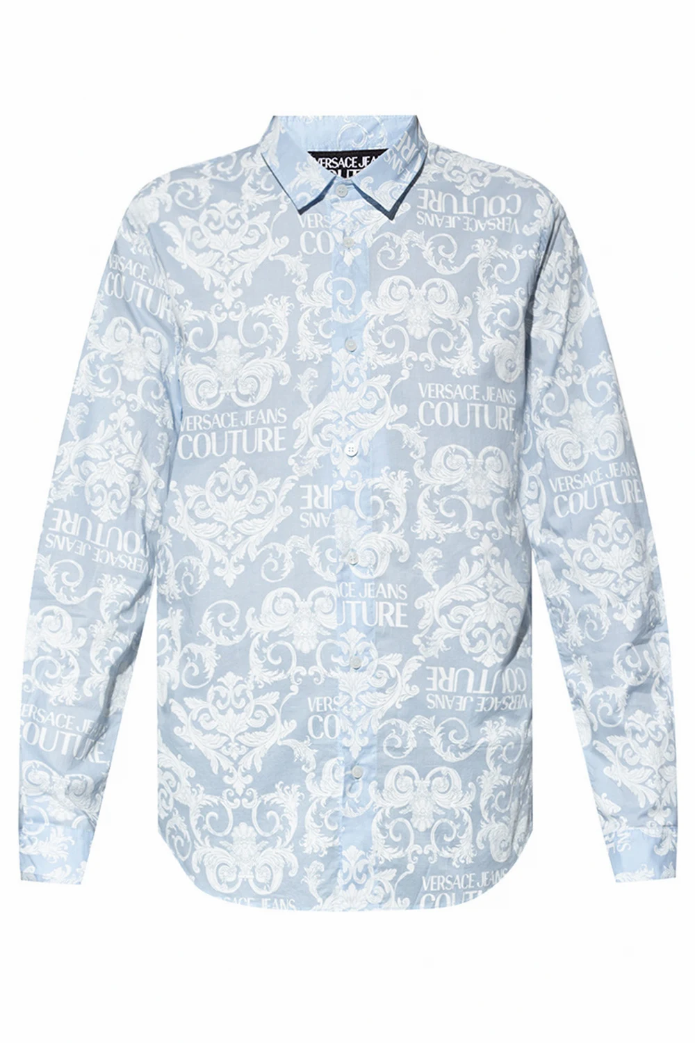 light blue Patterned shirt