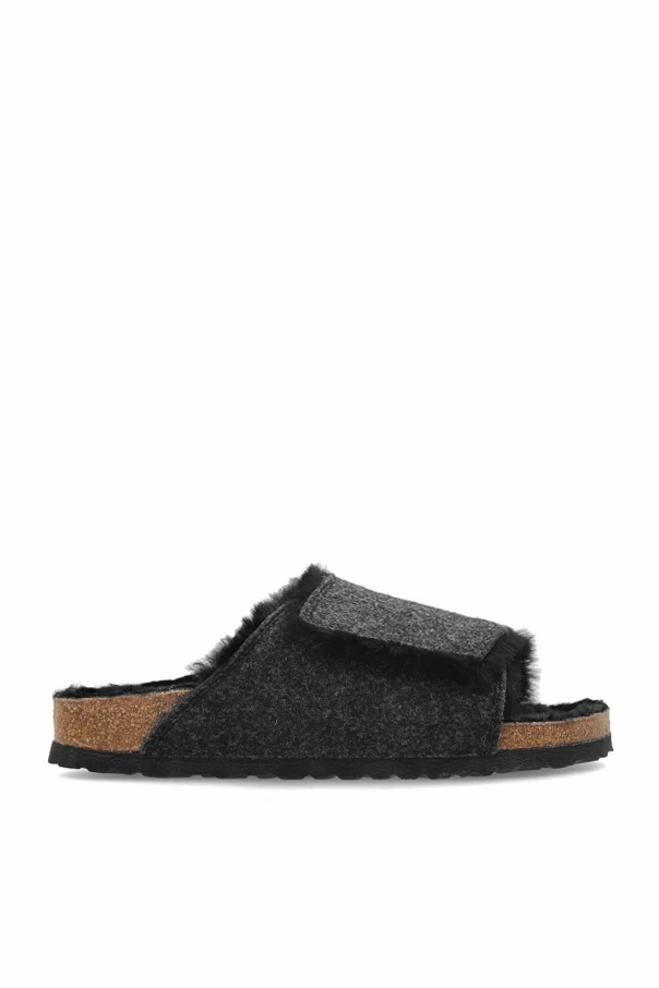 CZARNY Klapki `Solana Shearling`
