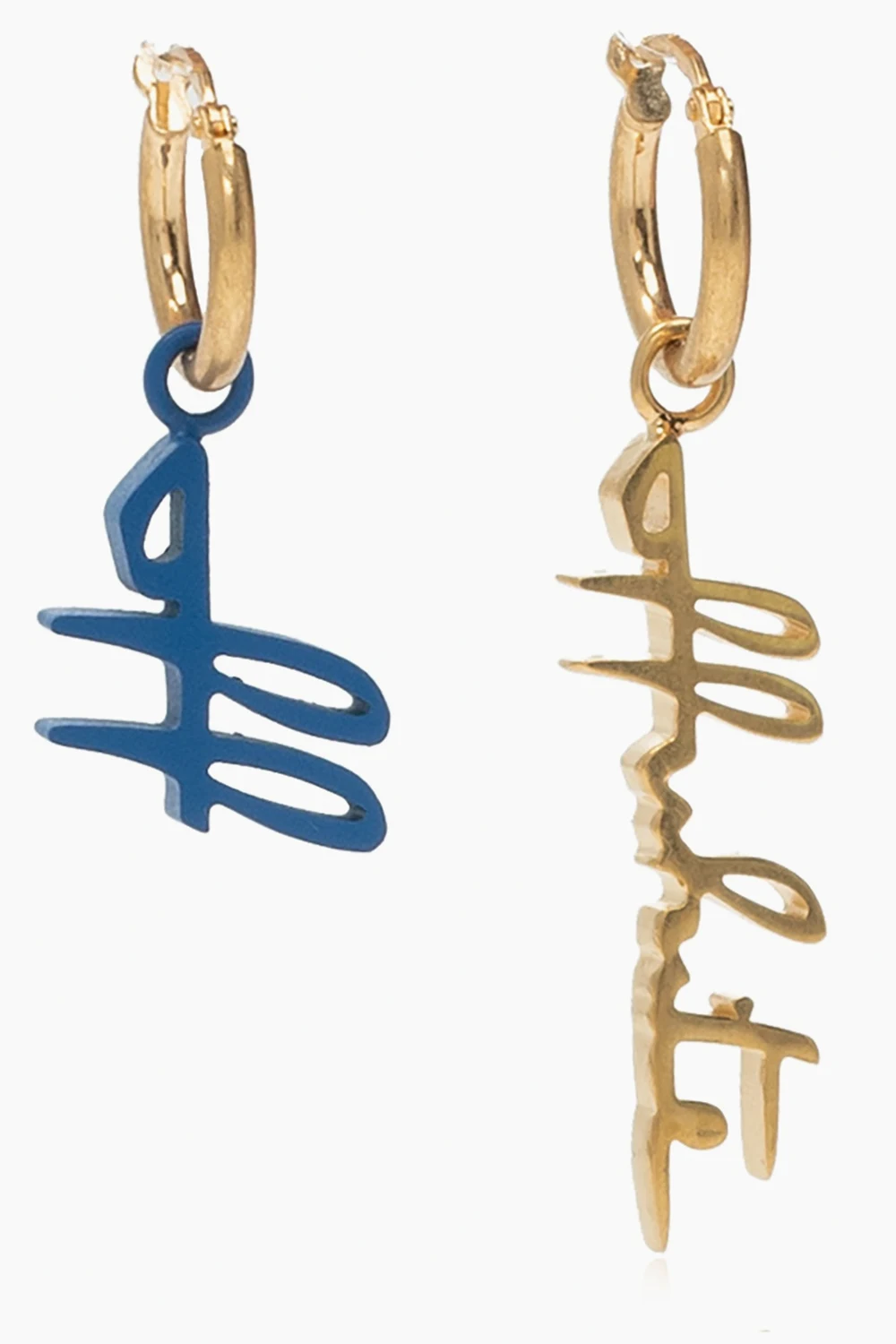Earrings with logo