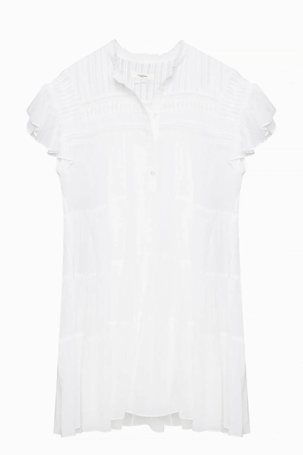 Dress with stitching