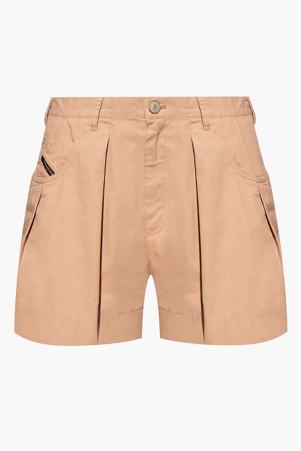 beige High-waisted shorts