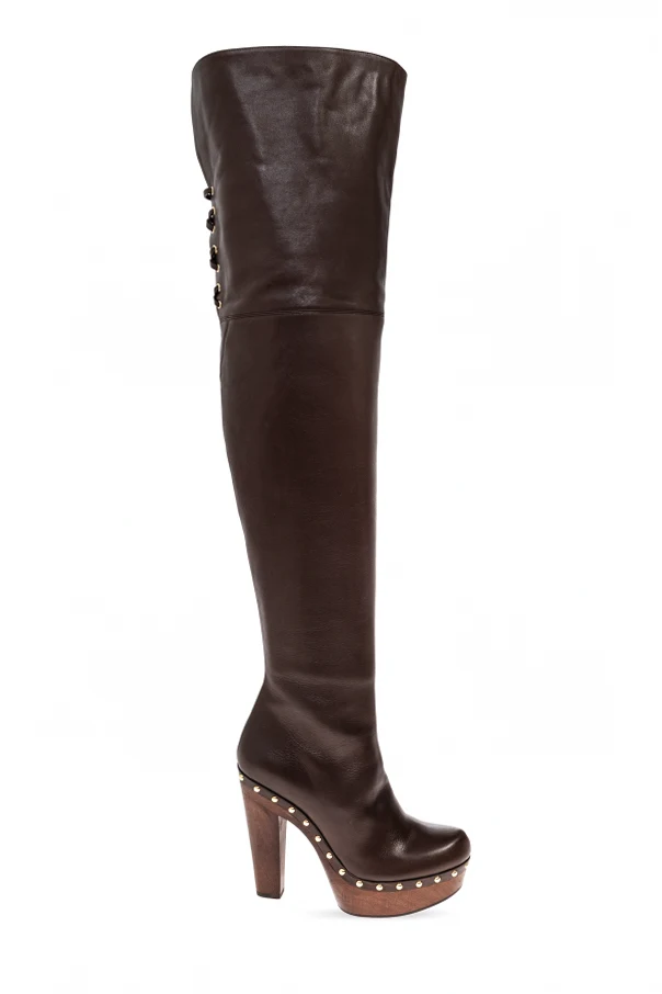 BROWN Heeled boots `Lola`