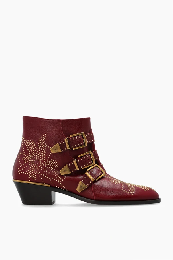 BURGUNDY Cowboy boots "Susan"