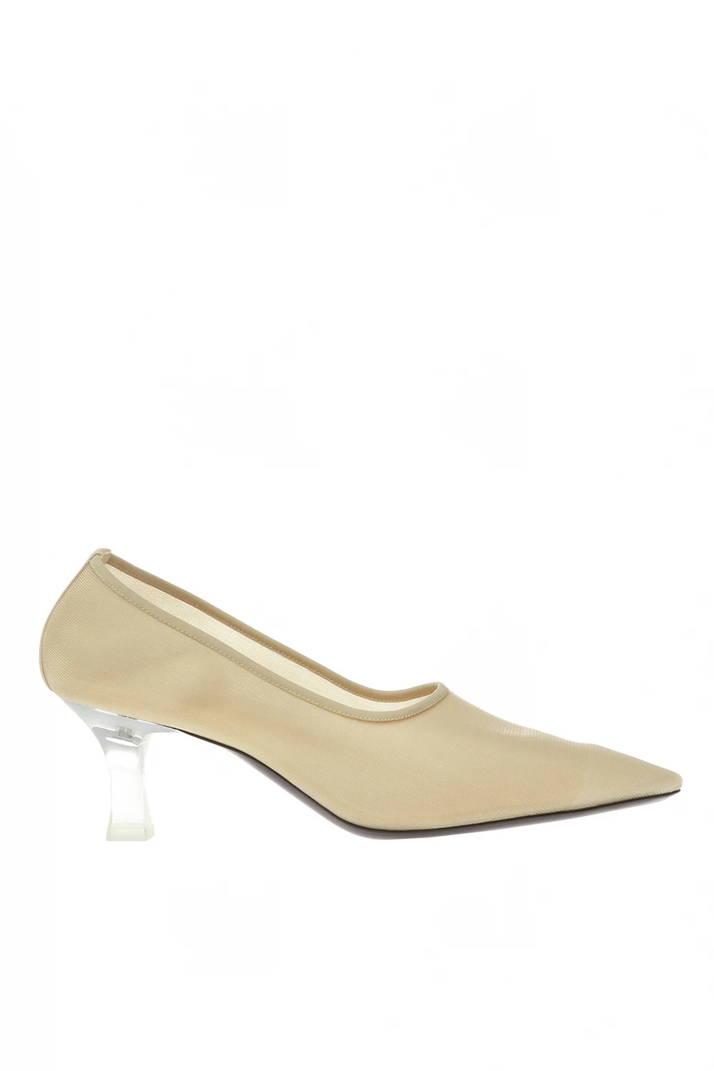 ‘Sock Pump’ heeled pumps